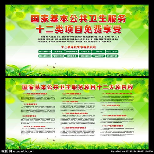 守護全民健康，助力兒童成長 國家基本公共衛生服務與招生輔助服務展板圖解